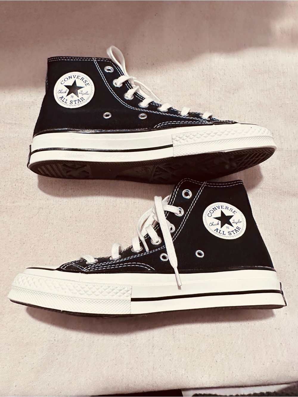 Converse |Shoes | Converse Chuck 70 Vintage | Black Black Egret - Picture 4 of 10